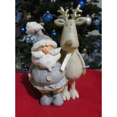 Père Noël et renne